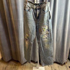Urban Outfitters stiched jeans